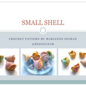 Crochet Sealife Collection no1 Crochet PDF PATTERN Shells, Sea Urchins, Starfish image 8