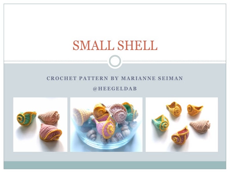 Crochet Sealife Collection no1 Crochet PDF PATTERN Shells, Sea Urchins, Starfish image 8