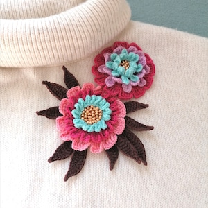 Crochet pattern - Flower no 2 - PDF PATTERN