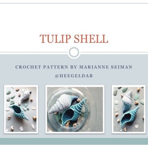 Crochet Sealife Collection no1 Crochet PDF PATTERN Shells, Sea Urchins, Starfish image 4