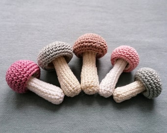 Button Mushroom Crochet Pattern - PDF PATTERN