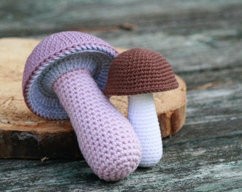 Crochet Mushroom No 1 - PDF PATTERN