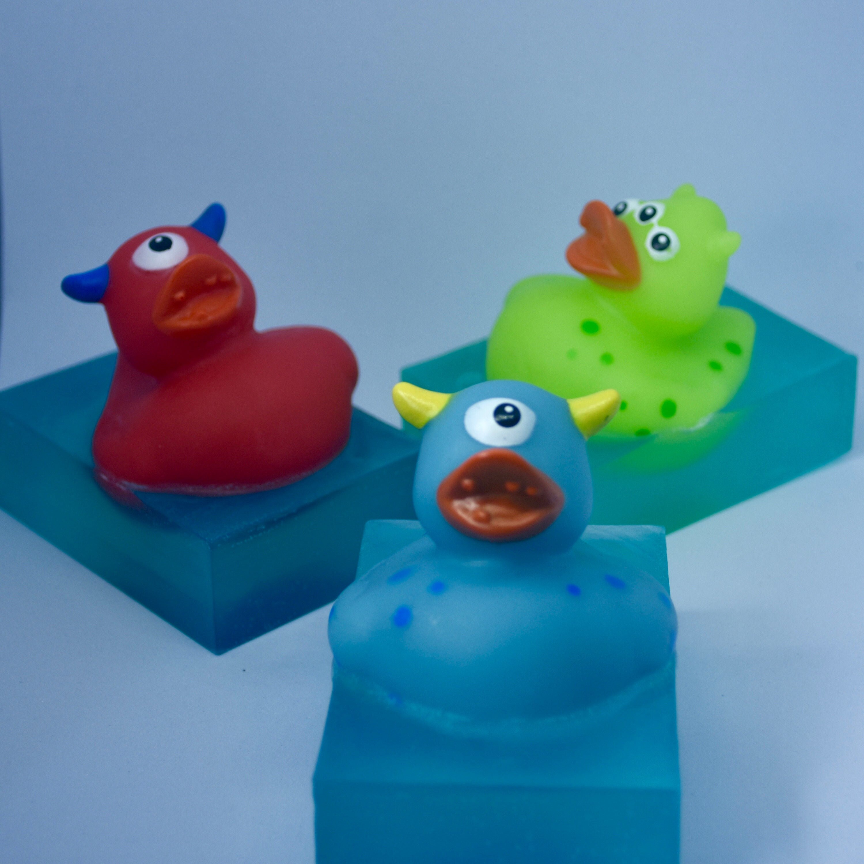 Monster Duck Soap, Rubber Duck, Monster, Toy Soap, Hand Washing, Bath