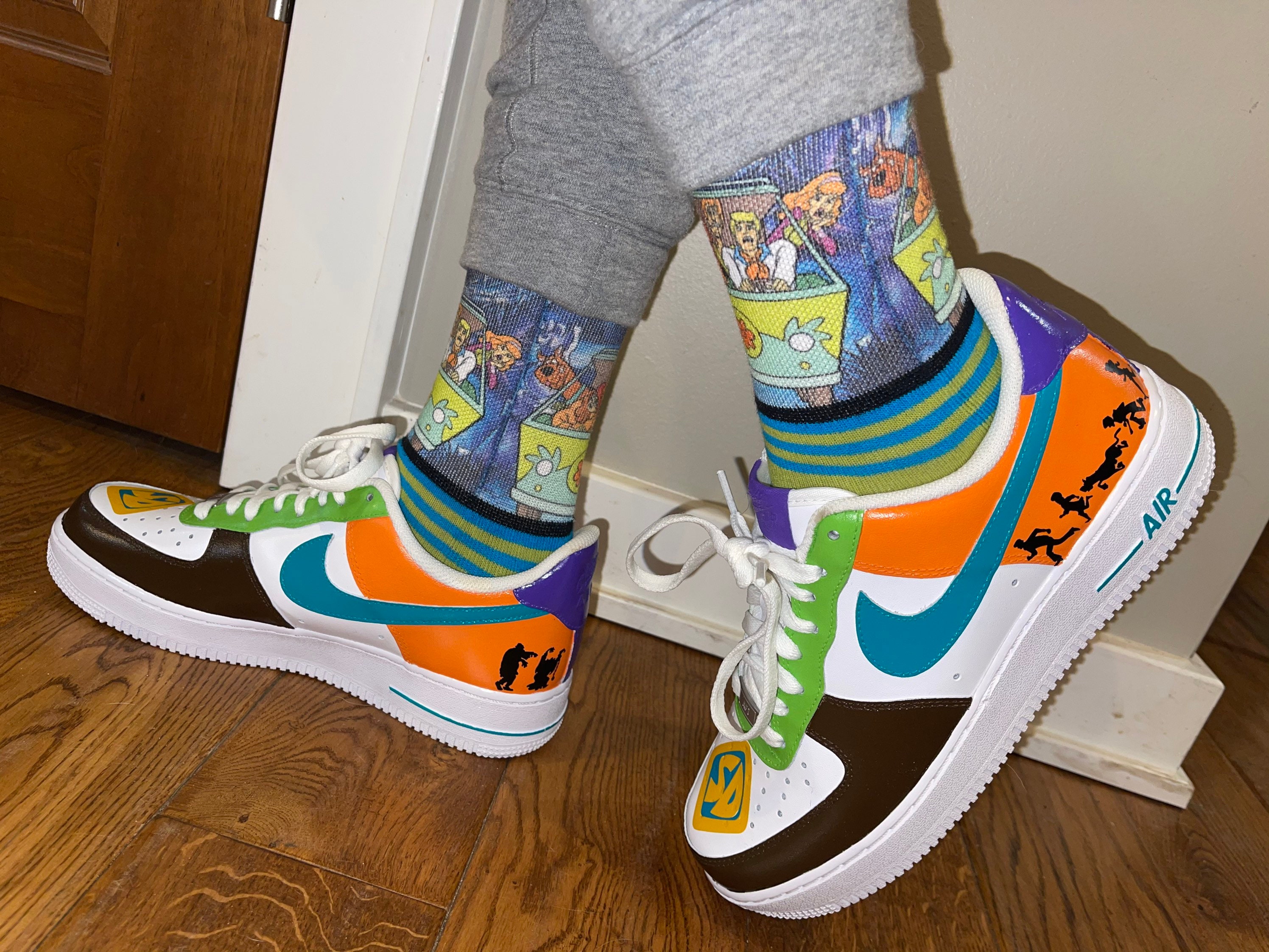 scooby doo air force 1s