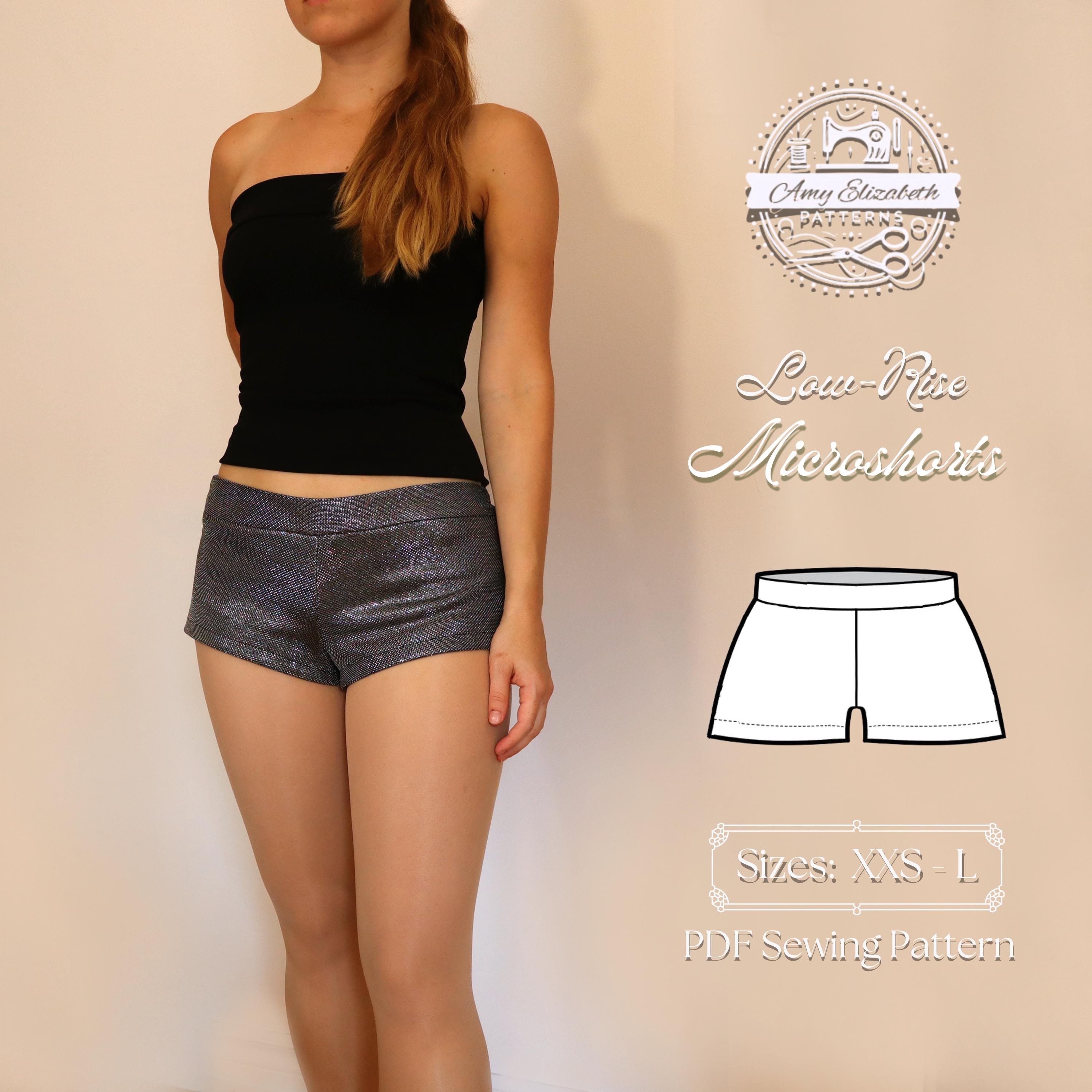 SCURPTER Tailored Micro Shorts Micro Shorts Pattern - Etsy