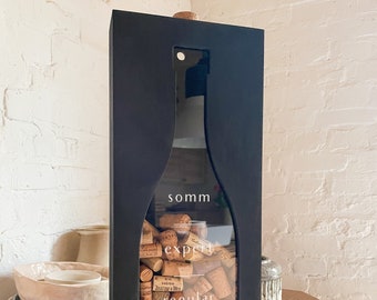 Custom Wine Cork Holder PORTO for wine geeks | Wine Lover Gift for Men & Women | Cadre bouchon de vin | Sommelier ready