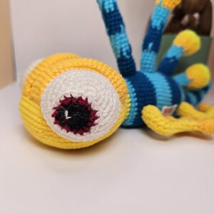 Crochet Longisquama, Jurassic Park amigurumi toys, Handmade dinosaurs for baby room décor, dino-lover gifts