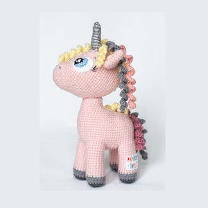 Easter gift, Crochet unicorn toy, stuffed unicorn plush, knitted unicorn, handmade kawaii unicorn birthday