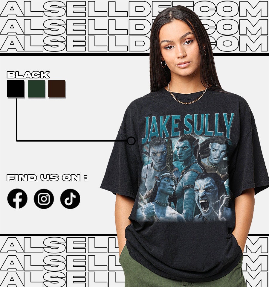 Discover Limited Jake Sully Avatar Vintage T-Shirt