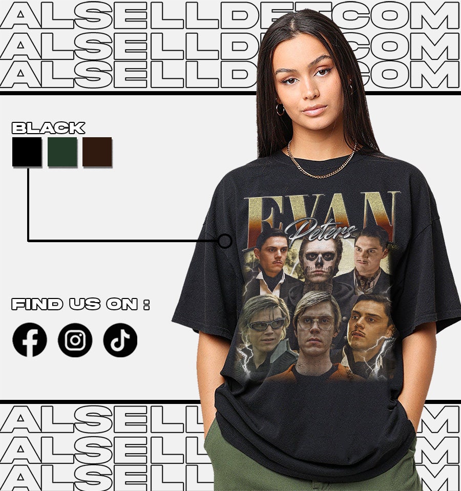 Limited Evan Peters Vintage T-Shirt sold by Linda a