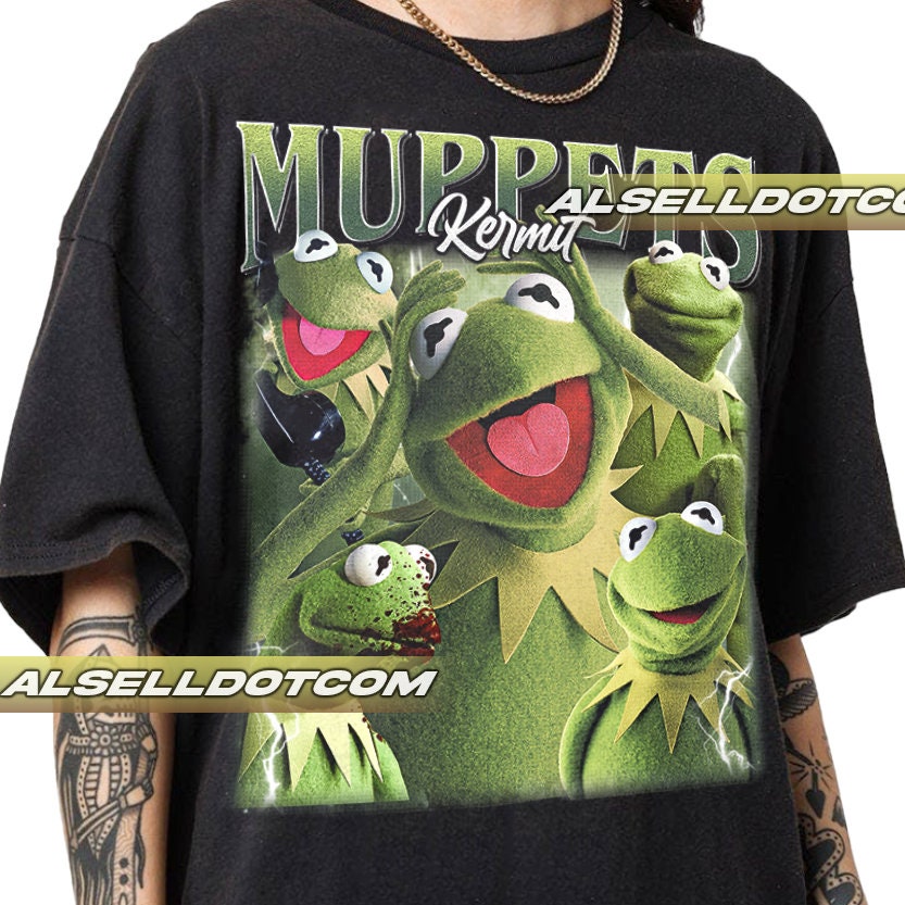 Limited Muppets Kermit Vintage Shirt Gift for Woman Anda Man - Etsy