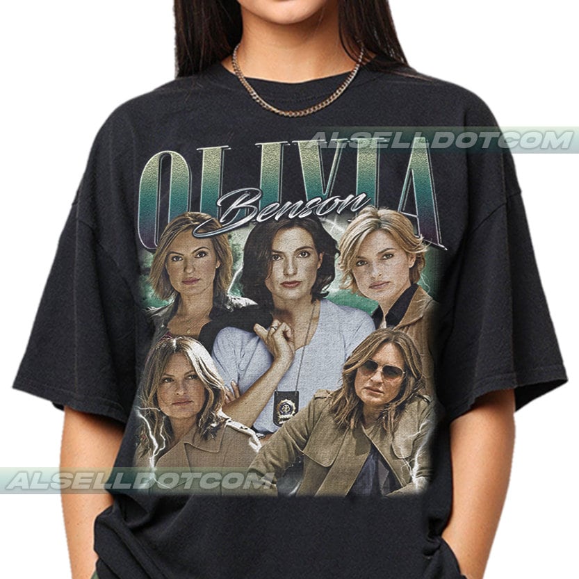 Limited Olivia Benson Vintage T shirt Gift for Women and Man