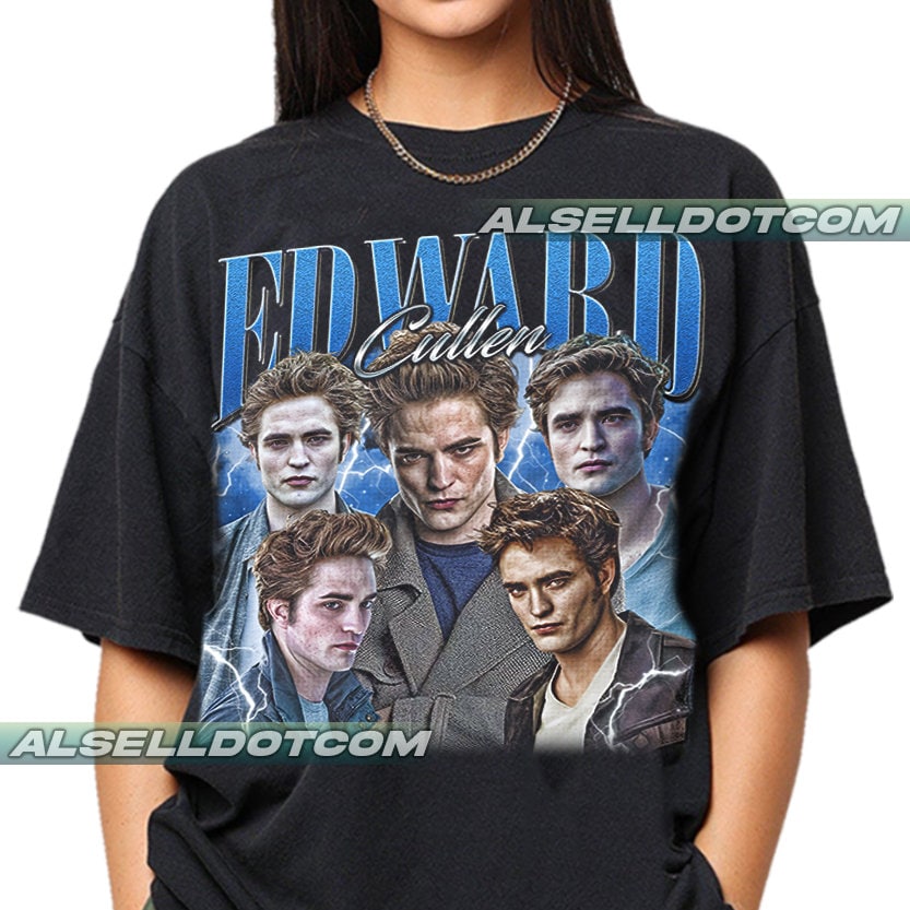 Limited Edward Cullen Vintage T-shirt Gift for Women and Man - Etsy
