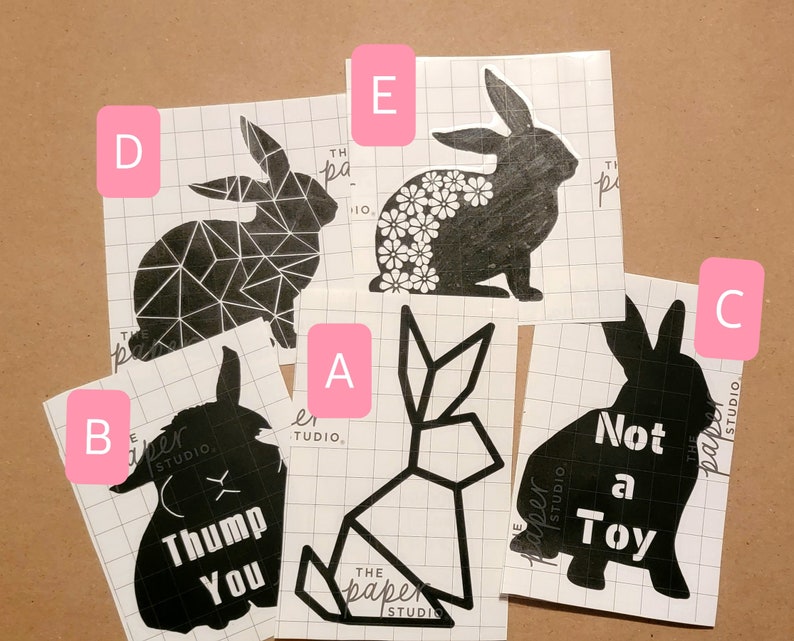 Bunny Decals FREE SHIPPING
