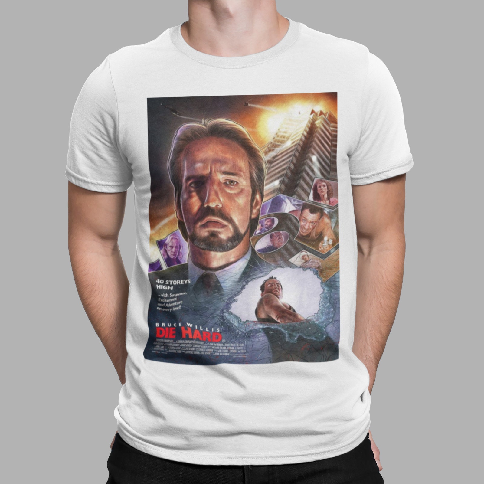 T-Shirt Nakatomi Plaza Die Hard Film Movie Action Horror | Etsy