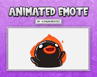 ANIMATED EMOTE Cute Duck Fire Rage Evil Happy for Twitch and Discord ! (and more)