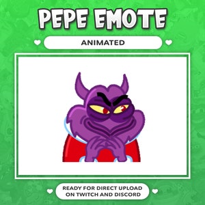 ANIMATED EMOTE Christmas Pepe Evil Peepo for Twitch, Kick and Discord !