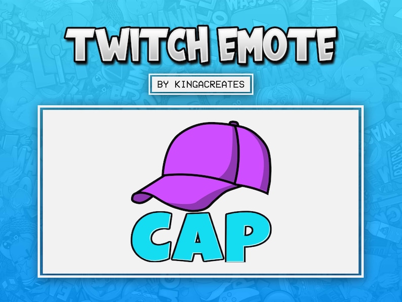 Cap Emote for Twitch and Discord ! (and More) - Etsy