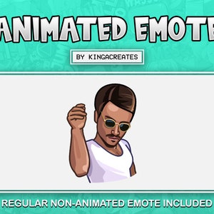 ANIMATED EMOTE Meme Salt Bae Love for Twitch and Discord ! ( regular emote sizes included)