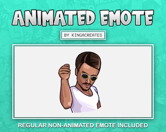 ANIMATED EMOTE Meme Salt Bae Love for Twitch and Discord ! ( regular emote sizes included)