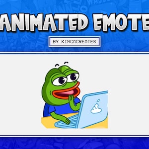 ANIMATED EMOTE Pepe Typer Peepo for Twitch and Discord ! ( and more)