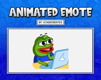 ANIMATED EMOTE Pepe Typer Peepo for Twitch and Discord ! ( and more)