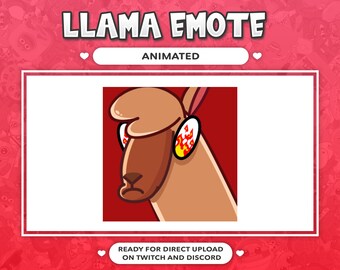 ANIMATED EMOTE Rage Llama Meme for Twitch and Discord ! (and more)