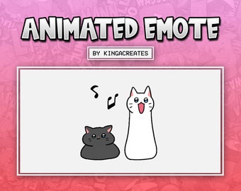 ANIMATED EMOTE Cute Cat Dance for Twitch and Discord ! (and more)