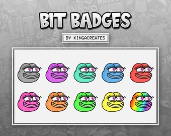 Cute Pepe Bit Tier Badges for Twitch ! ( and more)