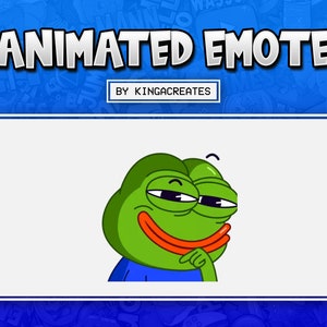 ANIMATED EMOTE Pepe Agree Yes Peepo for Twitch and Discord ! ( and more)