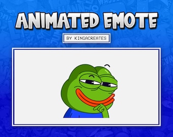 ANIMATED EMOTE Pepe Agree Yes Peepo for Twitch and Discord ! ( and more)