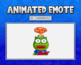 ANIMATED EMOTE Pepe Mind Blown Peepo for Twitch and Discord ! ( and more)