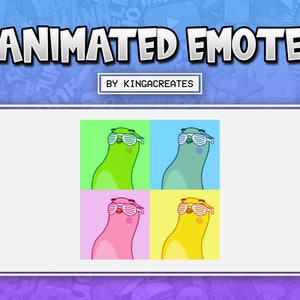 ANIMADO EMOTE Lindo baile de pájaro RGB para Twitch y Discord ! (y más)