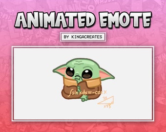 ANIMATED EMOTE Yoda Maths Thinking Hmmm... Meme for Twitch and Discord ! (and more)