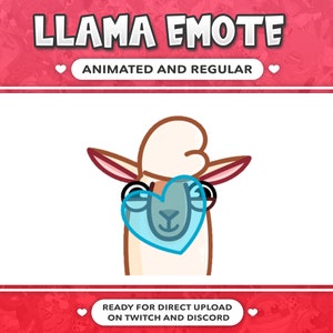 Animiertes Herz Lama Meme für Twitch und Discord! (und mehr)