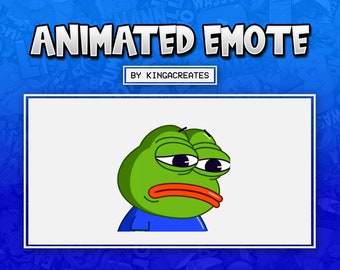 ANIMATED EMOTE Pepe SMH No Peepo for Twitch and Discord ! ( and more)