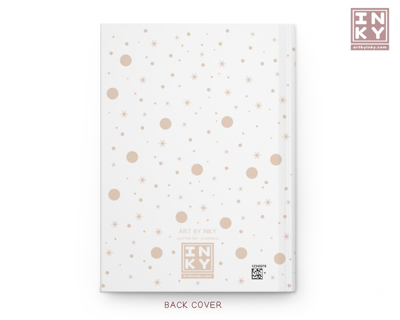 White Outerspace Hardcover Journal for Notetaking, Journaling and Studying, Rule Lined Solar System Notebook, Fun Cosmic Galaxy Stationery image 4