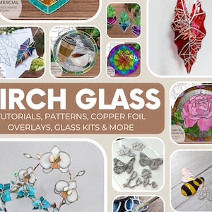 PATTERN Charming Pumpkin Stained Glass Pattern PDF Digital Download