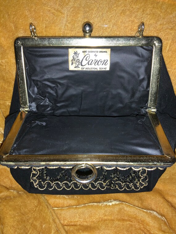 Caron of Houston Texas vintage handbag - image 4