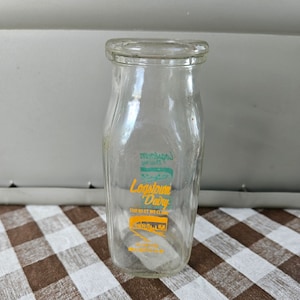 Logstown Dairy Milk Bottle Vintage