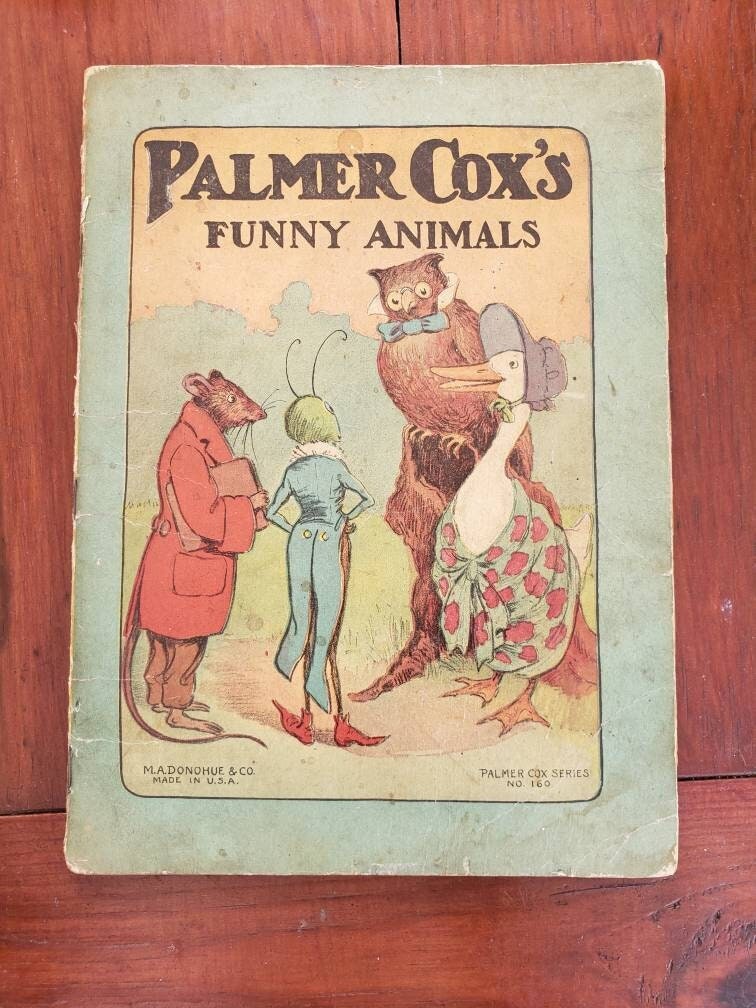 【レア】 ヴィンテージ 絵本 パーマーコックス ブラウニー  洋書 インテリア Palmer Cox Book - Etsy