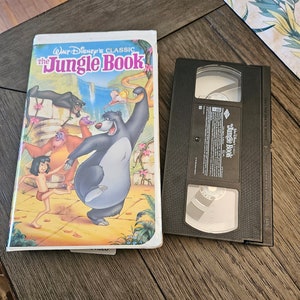 The Jungle Book Walt Disney Classic VHS Tape Black Diamond