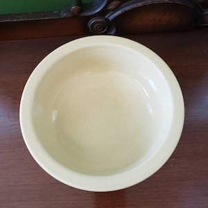 Homer Laughlin Genuine Fiesta Bowl Light Yellow 8 inches Farmhouse Style