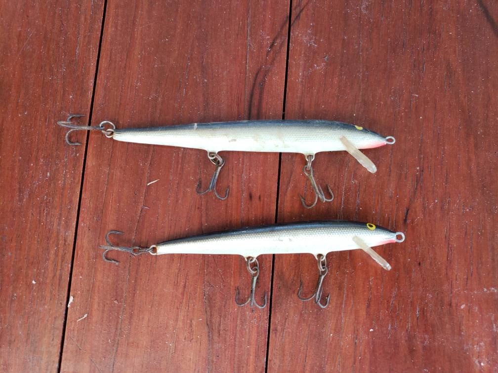 Leurre De Pêche Vintage Rapala J-11 - Bois Flottant Articulé - Fabriqué En Finlande