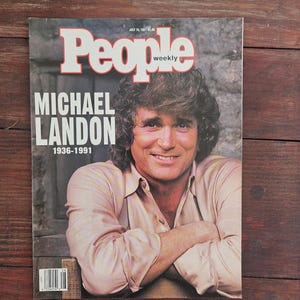Tribute to Michael Landon 1991 People Weekly Magazine