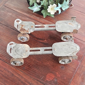 Vintage Hustler Speed King Roller Skates Metal Skates