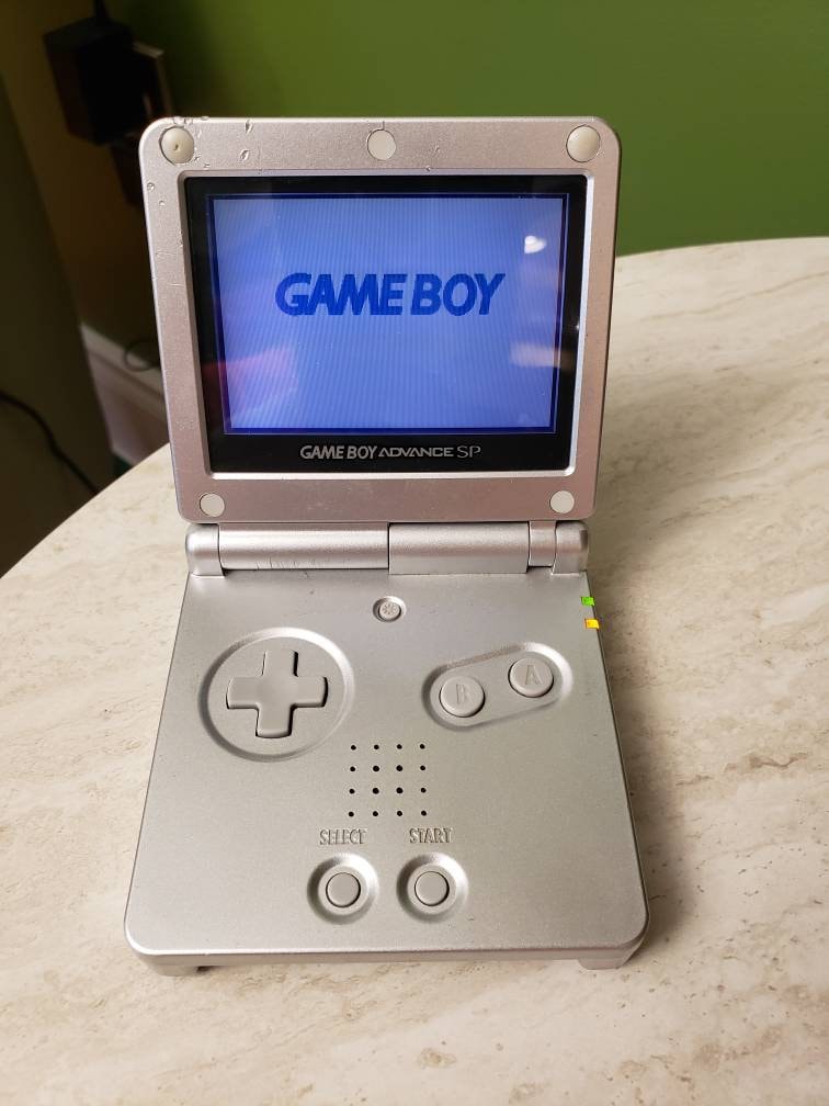 Nintendo Game Boy Advance Silver With Charger GBA -