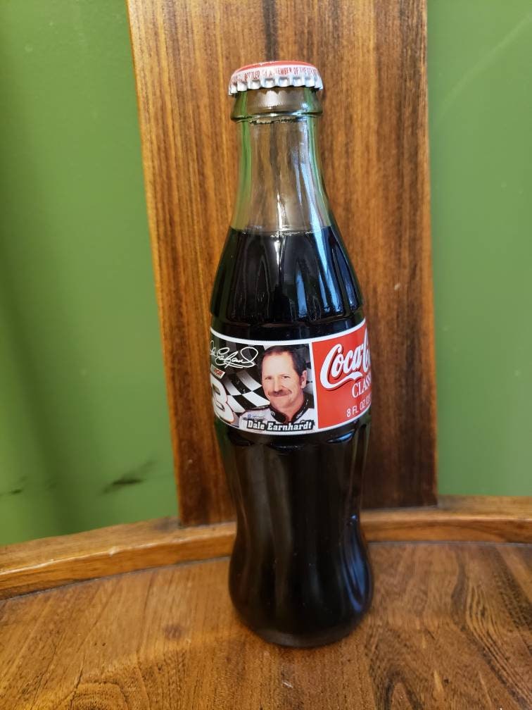 Dale Earnhardt NASCAR Collectible Coke Bottle Unopened 1998 - Etsy