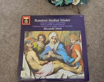 Vintage Rossini Stabat Mater LP | Riccardo Muti | EMI Angel Digital Promo Copy | Classical Vinyl Record | Sacred Choral Music