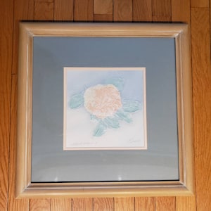 Vintage Vanguard Studios Painting Andres &quot;Floral Moods II&quot;